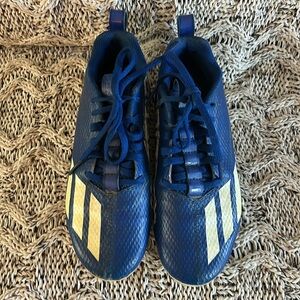 Adidas Adizero kids cleats. Size 4. Blue & white color. Used condition.